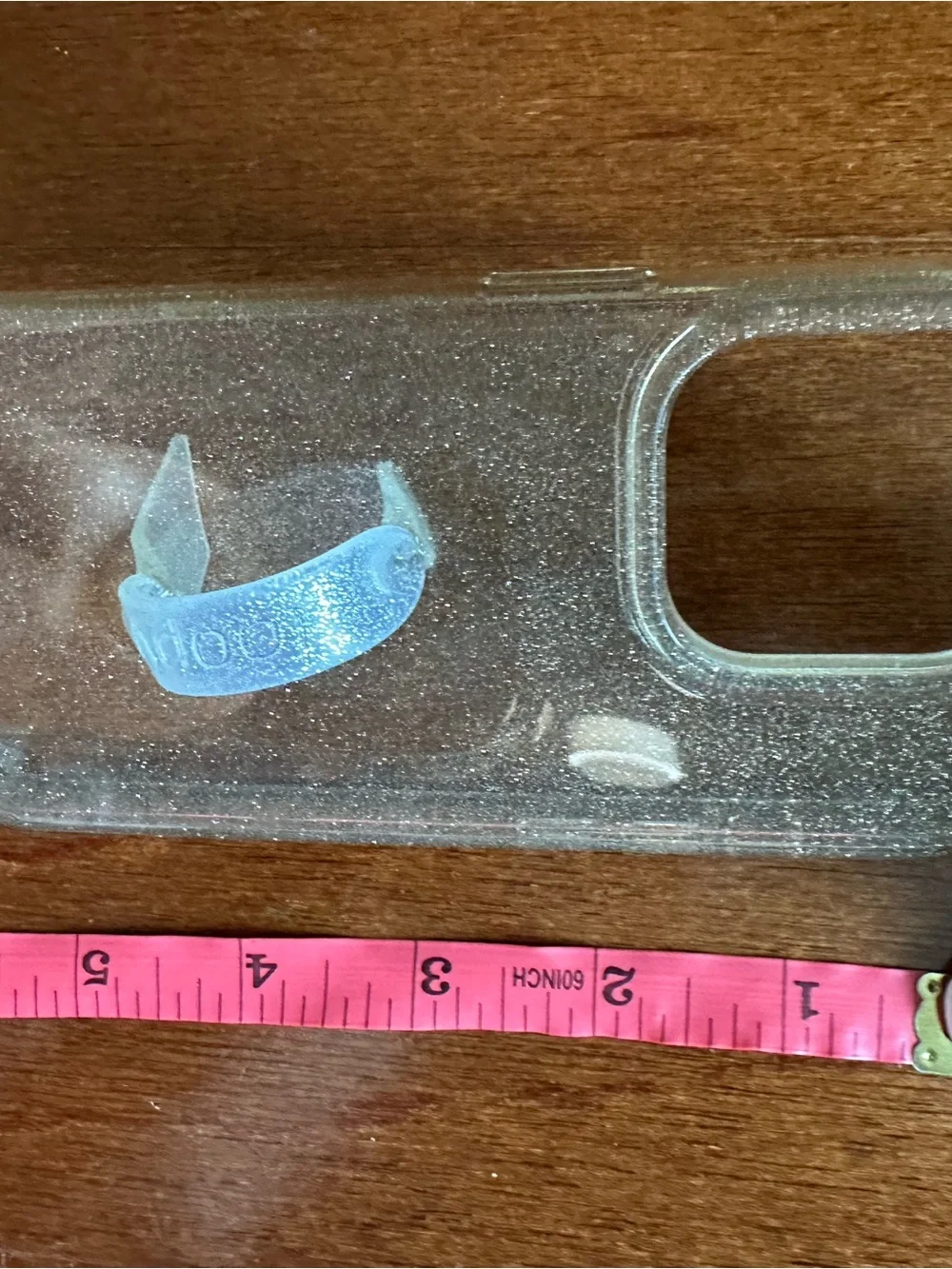 Loopy Case Clear Glitter Phone case
